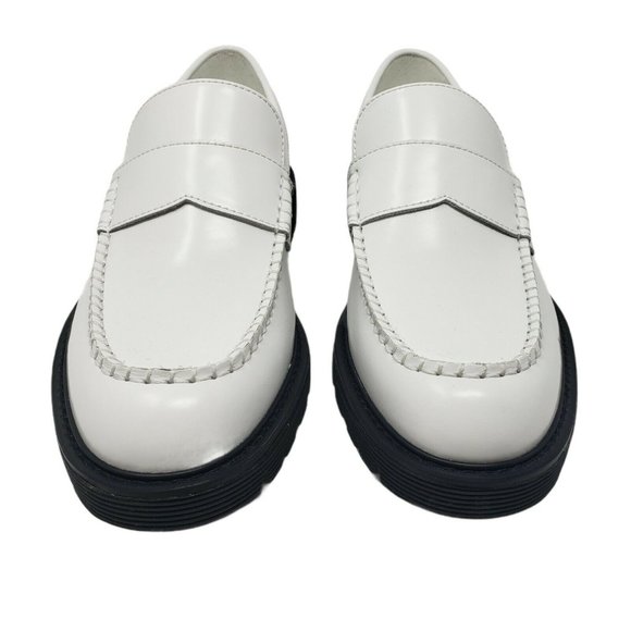 Calvin Klein Fletcher Leather Loafer White 7.5 NEW - Picture 5 of 11